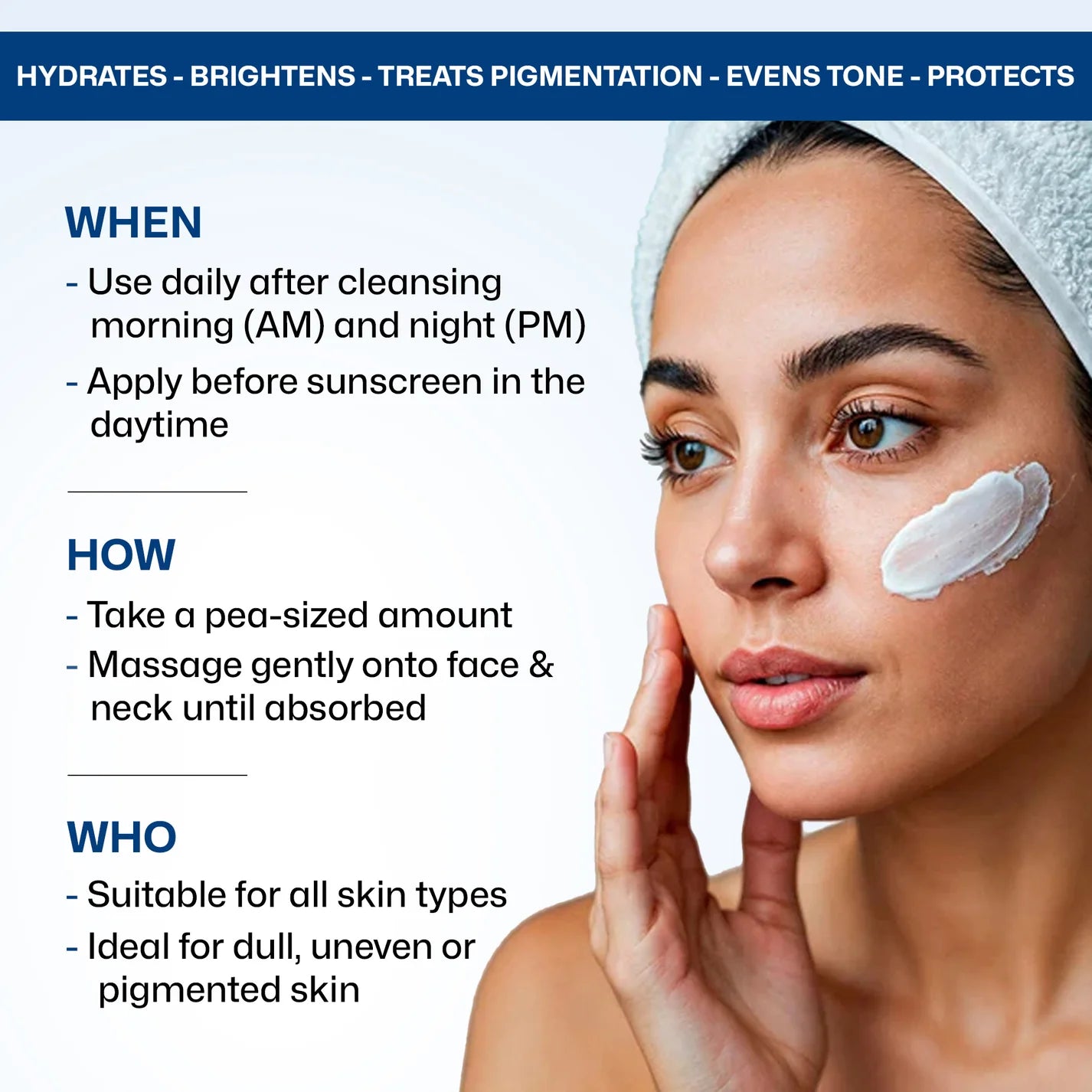 Layer Theory Advanced Skin Brightening Face Cream with Tranexamic Acid 5%, Alpha Arbutin 7% & Niacinamide 5% | Brightens, Repairs & Evens Skin Tone | 30g