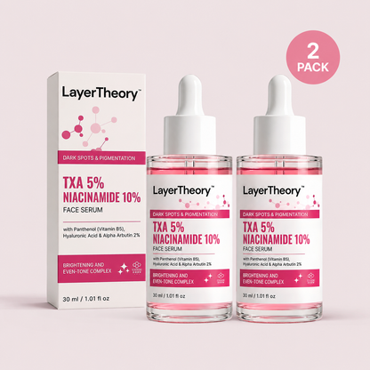 TXA 5% & Niacinamide 10% Face Serum - (2Pack)