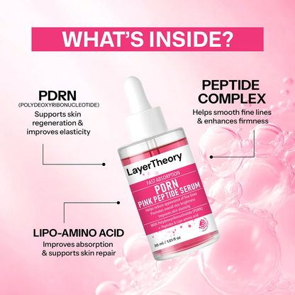 Layer Theory PDRN Pink Peptide Face Serum | Brightening & Glow